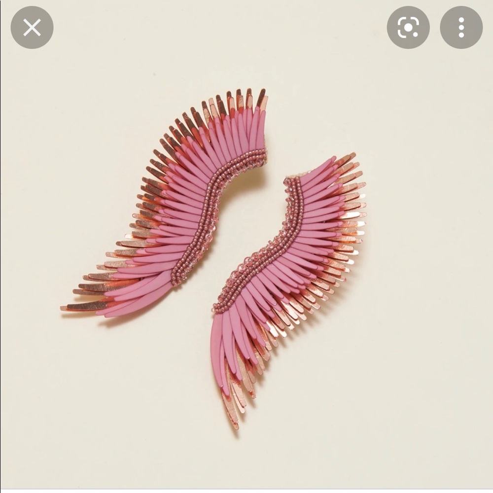 Maroon Mignonne Gavigan earrings